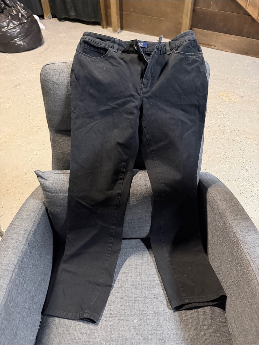 Womens Black Jeans - Unbranded Classic Straight Fit